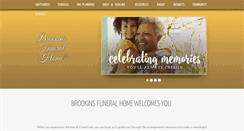 Desktop Screenshot of brookinsfuneralhome.com